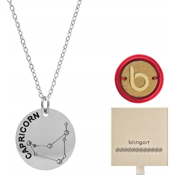 Náhrdelník Dámský náhrdelník znamení zvěrokruhu Kozoroh stříbrný ocel chirurgická ocel BLINGART