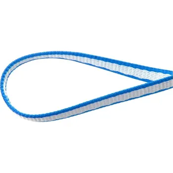 smyčka VI.6+ Lezecká smyčka 10mm 120cm Dyneema 120cm BÍLÁ|MODRÁ
