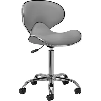 Taburet ACTIVESHOP GABBIANO kosmetická židle Q-4599 šedá