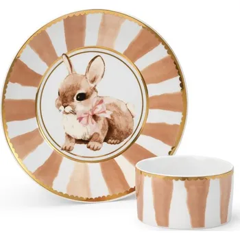 Kempingové nádobí Porcelánový jídelní set Elodie Details - Bunny Darling