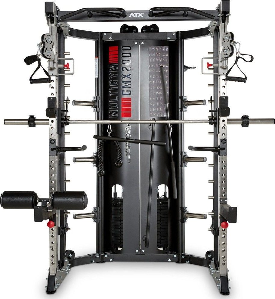 Multifunkční posilovací stroj ATX LINE MULTI GYM GMX-2000, cihličkové závaží 2 x 90 kg