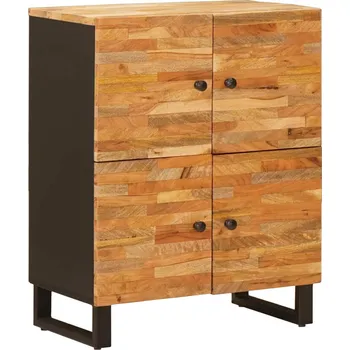 Televizní stolek vidaXL Boční skříňka Hnědá 60 x 33 x 75 cm Masivní mangové dřevo [4018322]