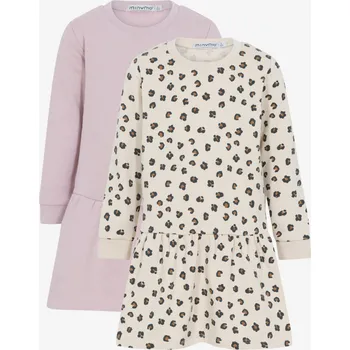 Kojenecká souprava Minymo - Mikinové šaty - 2ks - Violet Ice Velikost: 152