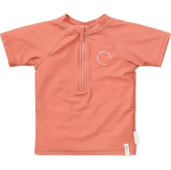 Kojenecké plavky Little Dutch Plavecké triko krátký rukáv Coral Velikost: 74/80