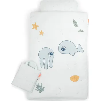 Povlečení Done by Deer Povlečení Jelly & Wally (baby) - modré