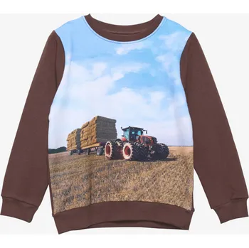 Kojenecká souprava Minymo - Chlapecká mikina - Traktor na poli Velikost: 92