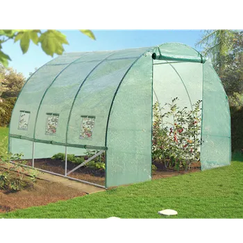 Zahradní altán ZAHRADNÍ FÓLIOVÝ TUNEL 3SEGMENTOVÝ 3 x 2 x 2 M ZELENÝ S MOŽNOSTÍ DODATEČNÉ VENTILACE