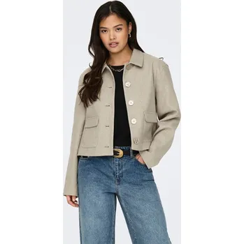 Dámská vesta Bunda JDY Beige 3698696 XL