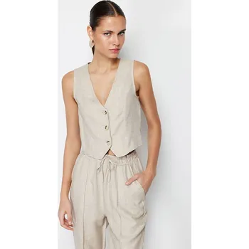 Dámská vesta Vesta trendyol Creme 5694185 40