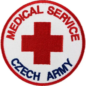 Nášivka NAVYS Nášivka MEDICAL SERVICE CZECH ARMY barevná VELCRO