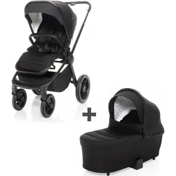 Kočárek MOVE Cross 2 kočárek + XL hl. korba zdarma, All Black