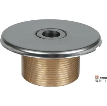 Hugo Lahme vtoková tryska Ø 18 mm, červený bronz, vnější závit 2“, délka 40 mm, pro keramické a prefabrikované bazény