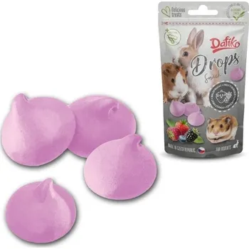 Krmivo pro hlodavce DAFIKO Drops snack pro hlodavce lesní směs 75g