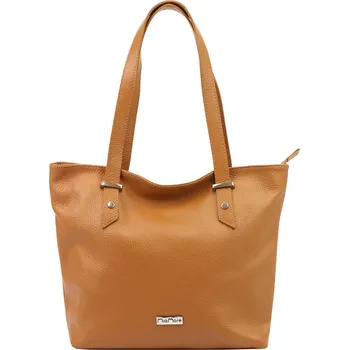 Kabelka Dámská kabelka MiaMore 01-058 DOLLARO velbloudí + doprava zdarma