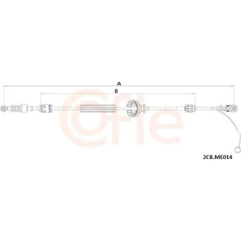 Převodovka Tažné lanko, ruční převodovka COFLE 2CB.ME014