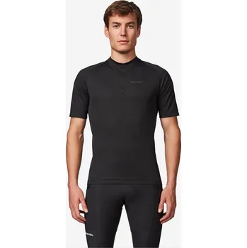 cyklistický dres VAN RYSEL Pánský dres na silniční cyklistiku Essentiel černý 2XL ČERNÁ