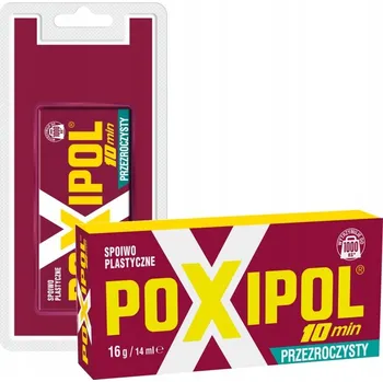Průmyslové lepidlo Poxipol Univerzální lepidlo dvousložkové, bezbarvé, silné 16 g/14ml