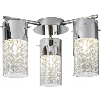 Kulatý Stropní Svítidlo Rabalux 33 x 33,5 cm stříbrná