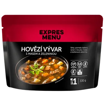 EXPRES MENU Hovězí vývar s masem a zeleninou