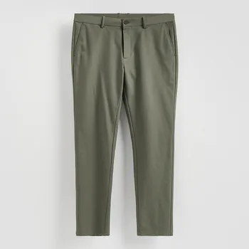 Pánské kalhoty Reserved - Kalhoty chino slim fit - pudrově zelená - RH028-97X - RH028-97X-29