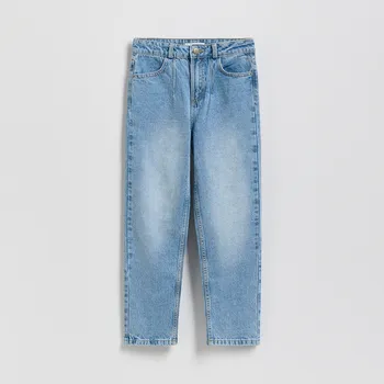 Dívčí džíny Reserved - Džíny straight fit - modrá - 338HN-55J - 338HN-55J-116