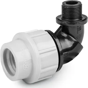 Vodovodní potrubí Bradas Koleno PE 32mm, 1"vnější závit