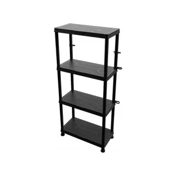 Dílenský regál Plastový regál Patrol Group 4 police 134x30x60 cm, max. nosnost 20 kg