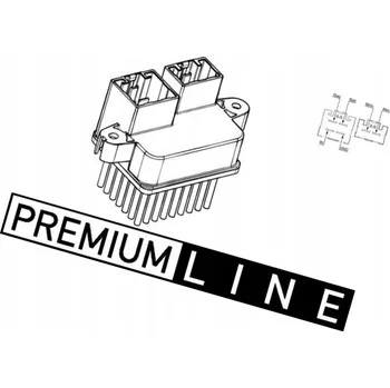 Ventilátor topení a klimatizace Regulátor, ventilátor topení interiéru vozidla Mahle ABR 107 000P