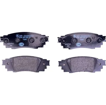 Brzdová destička Sada brzdových destiček, kotoučová brzda HELLA 8DB 355 025-121