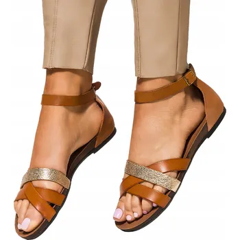 Dámské sandále Casu dámské sandály 40225/C plochý podpatek velikost 39