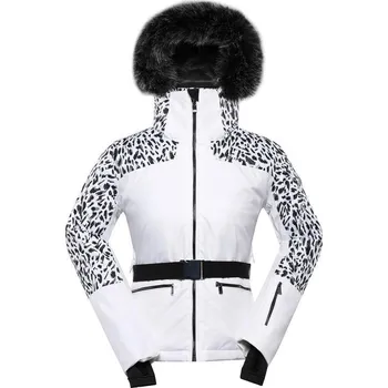 Alpine Pro OLADA dámská bílá lyžařská bunda s membránou ptx POUZE M-Lady (širší) (VÝPRODEJ) + DÁREK + Doprava ZDARMA