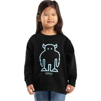 Dámská mikina SIROKO Dívčí mikina Furry-G Černá ČERNÁ