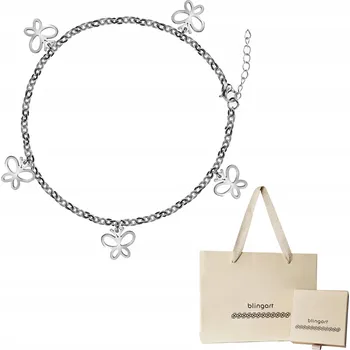 Řetízek Náramek na kotník MOTÝLCI řetízek