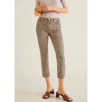 Dámské kalhoty MANGO KALHOTY SE ZVÍŘECÍM VZOREM NA ZIP (25)