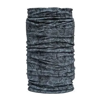 Potítko Sensor Tube Merino Impress šátek multifunkční Černá/skulls (VÝPRODEJ)