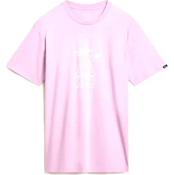 Pánská móda tričko s krátkým rukávem pánské VANS Crazy Eddy SS LAVENDER MIST - XXL