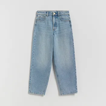 Dívčí džíny Reserved - Baggy džíny - modrá - 346HN-55J - 346HN-55J-140