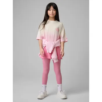 Dívčí legíny 4F dětské legíny klasické bavlna růžové velikost 164