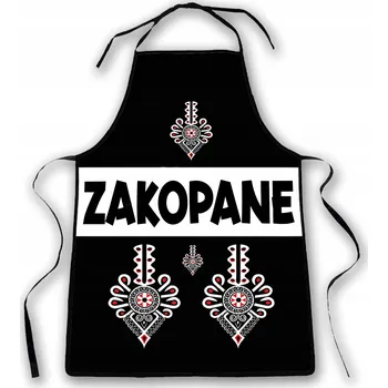 Kuchyňská zástěra Kuchyňská zástěra jako dárek s potiskem, kuchyňské zástěry Zakopane