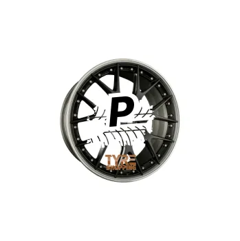 Disk BBS CH-RII Radstern Schwarz Matt - Felgenbett Titan Matt 9.50 x 22 ET 33 5x120