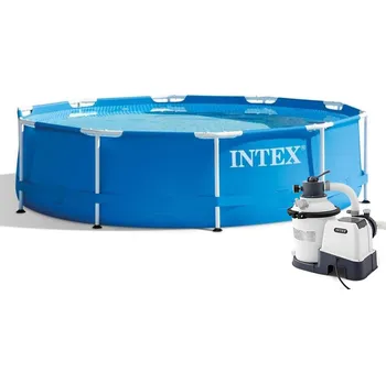 Bazén Intex Bazén Metal Frame 3,66 x 0,76 m s pískovou filtrací KRYSTAL CLEAR 2000 l/hod SX925