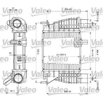 Chladič motoru Chladič turba VALEO 817699