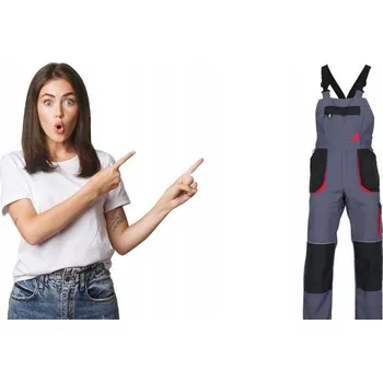 Pracovní oblečení Pracovní kalhoty s laclem Margaj velikost 50