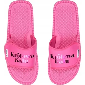 Dámské žabky Dámské žabky KUBOTA na suchý zip Nazouváky QUEEN OF THE PROMO růžové velikost 38