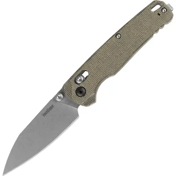 kapesní nůž Kershaw Bel Air Stonewash MagnaCut Green Micarta