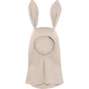 Kojenecká čepice HUTTELiHUT - Kojenecká bavlněná kukla - Zajíček - Světle růžová VARIANTY: 62/68