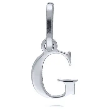 Přívěsek MOISS přívěsek z bílého zlata PÍSMENO G