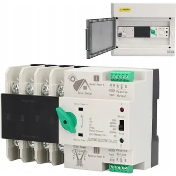 Zabezpečení domácnosti Automatický přepínač napájení CHLT-125/4P fotovoltaika, generátor, síť