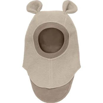 Kojenecká souprava HUTTELiHUT - Merino kukla - Medvěd - Sand Melange VARIANTY: 0-12M