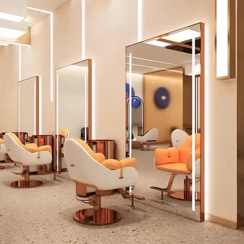 Zrcadlo Kadeřnická konzole Calissimo zlatá